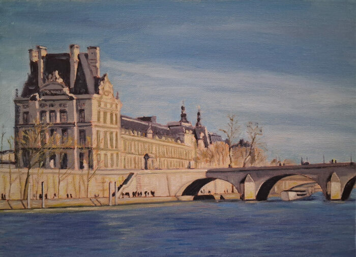 PAVILLON DE FLORE, PONT ROYAL, PARIS_ 24x33cm_2026