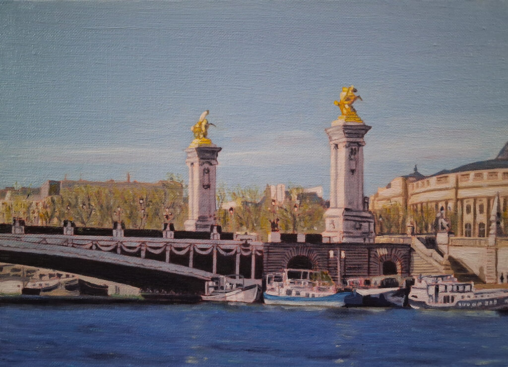 PONT ALEXANDRE III, GRAND PALAIS, PARIS_ 24x33cm_2026