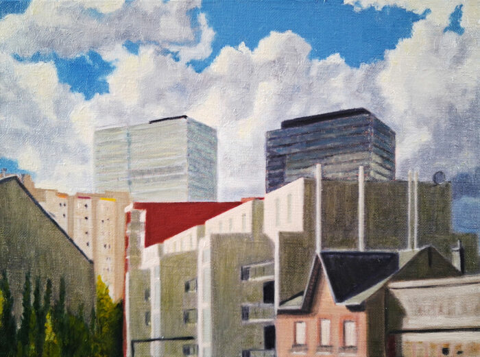 VUE DE L'ATELIER, MONTREUIL, 24x33cm, 2026