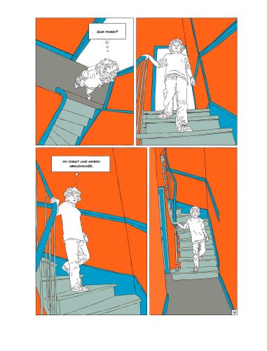 QEDA_2000px-p_10 Qu'est devenu Anselme ? un livre d'Olivier Moulard, une fable graphique publiée aux éditions le lion qui parle.