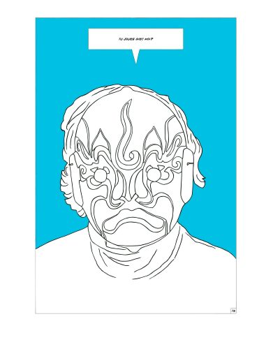 QEDA_2000px-p_12 Qu'est devenu Anselme ? un livre d'Olivier Moulard, une fable graphique publiée aux éditions le lion qui parle.